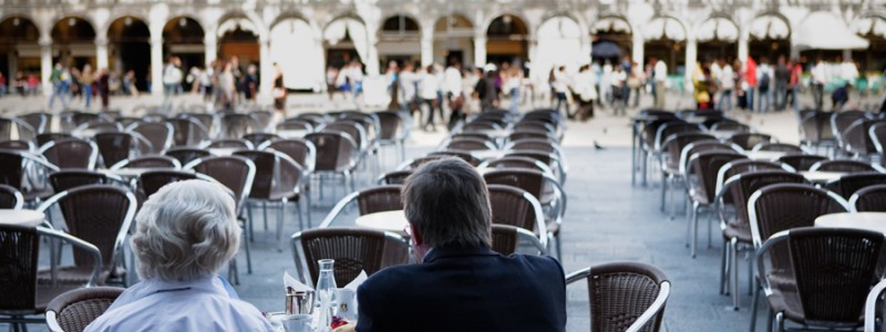 Venice - breakfast at Cafè Florian in St. Mark's Square