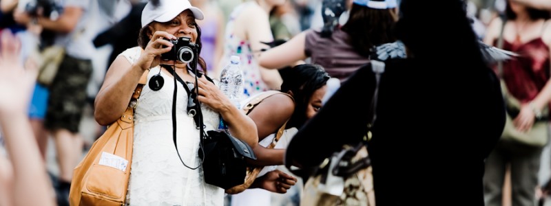 Venice - tourists and pigeons in St. Mark's Square